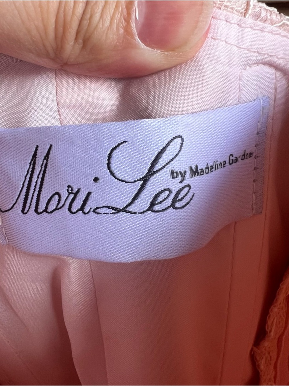 Morilee by Madeline Gardner Light Pink Strapless Mini Party Dress Size 4 - Picture 3 of 4